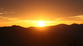 夕日
