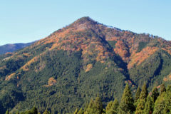 紅葉の笛石山